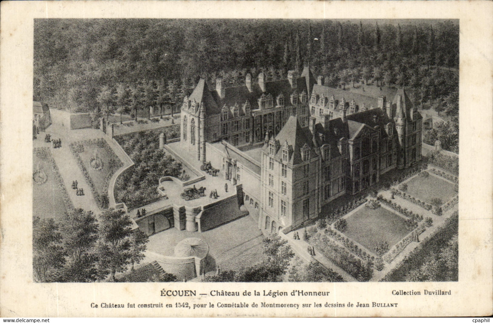 CPA Ecouen Chateau de la Legion d'Honneur Ce Chateau fut Construit en