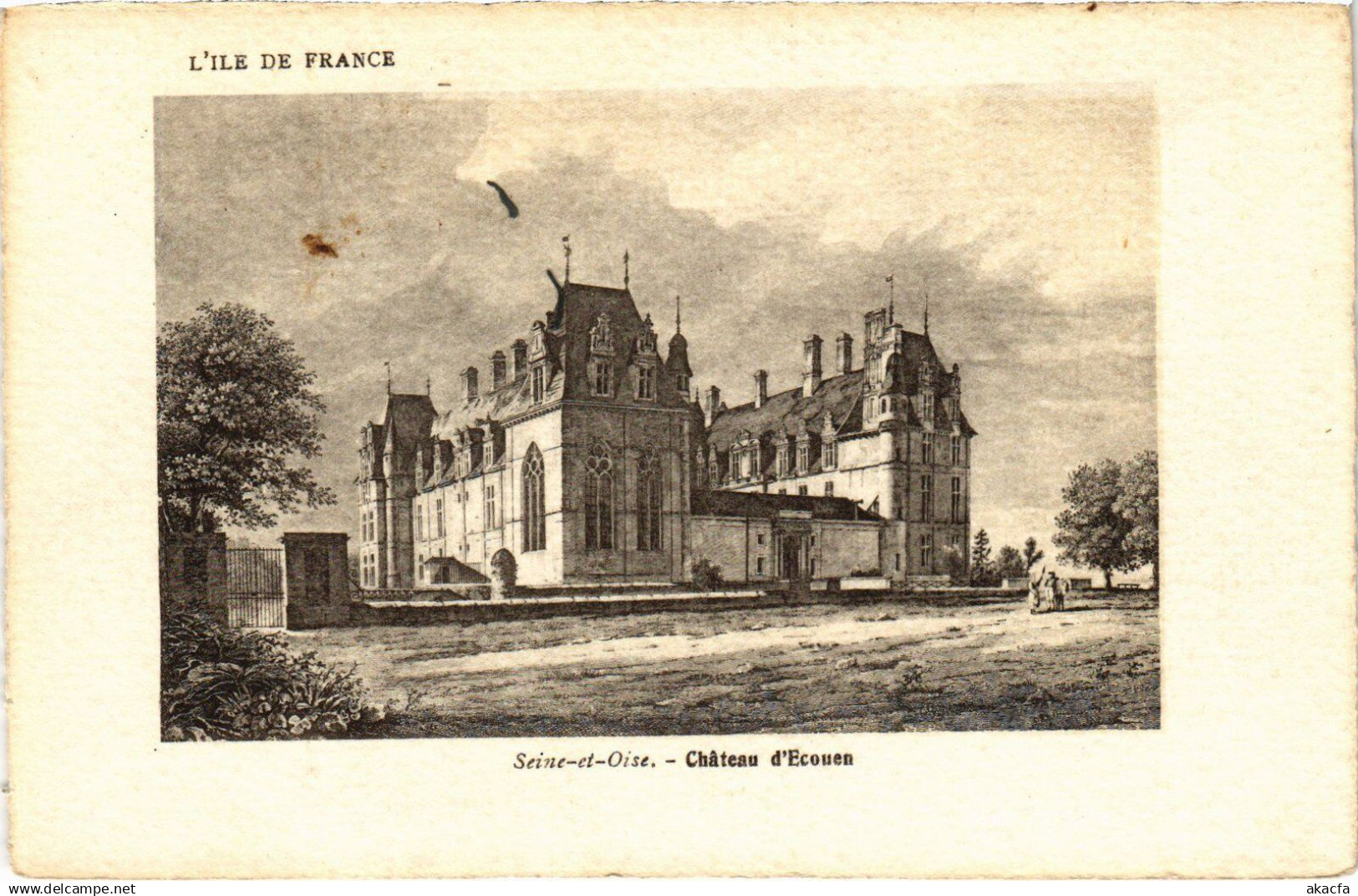 CPA Ecouen Chateau FRANCE (1330480)