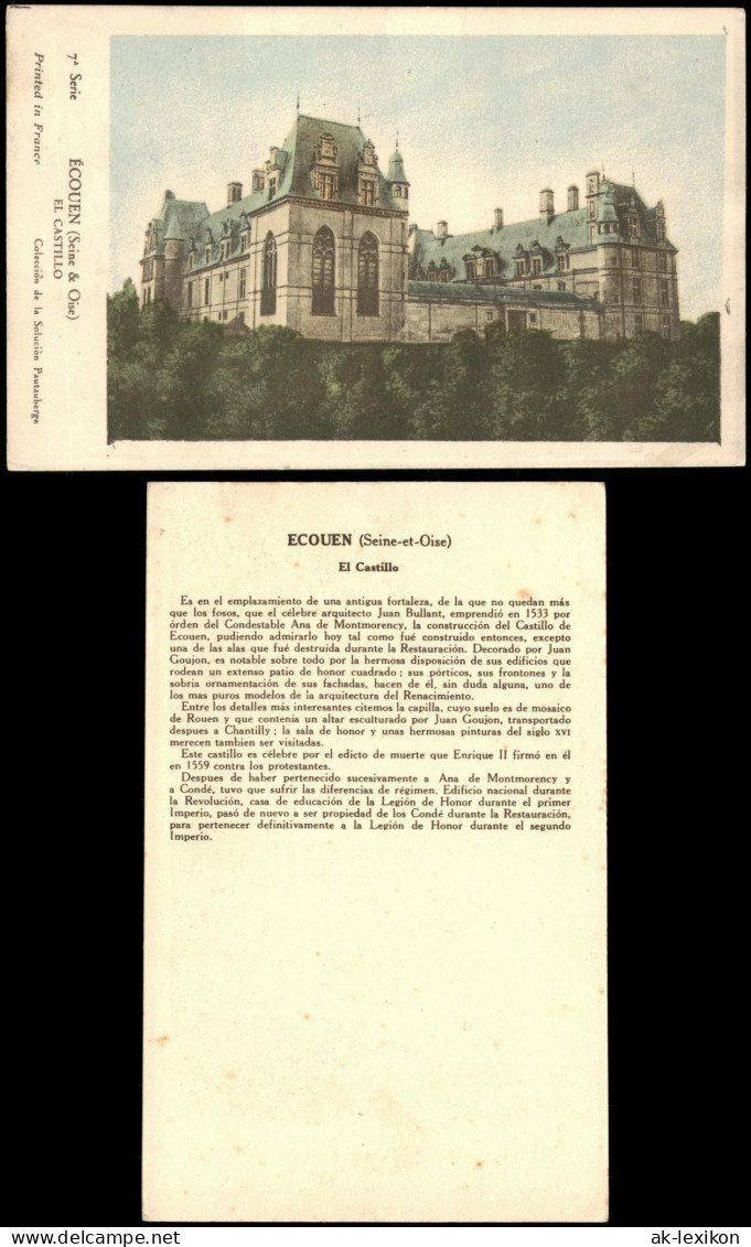CPA Écouen ECOUEN (Seine-et-Oise) El Castillo 1910