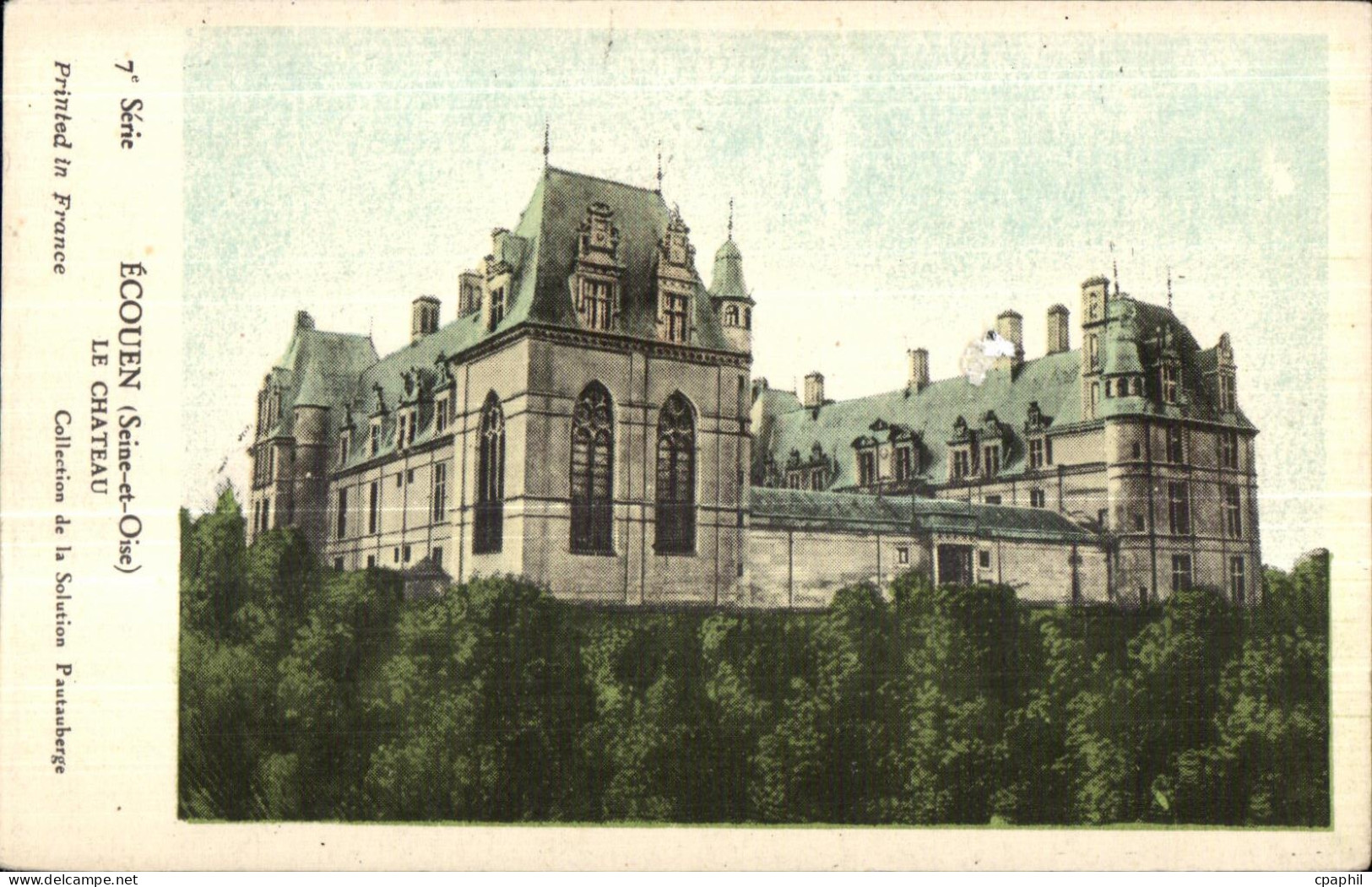 CPA Ecouen (Seine et Oise) La Chateau