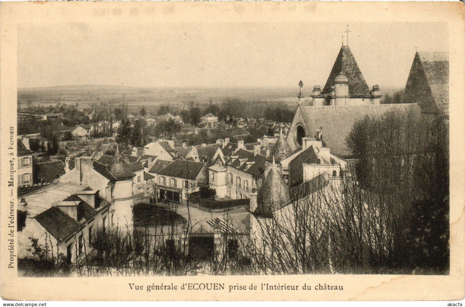 CPA Ecouen Vue Generale FRANCE (1330481)