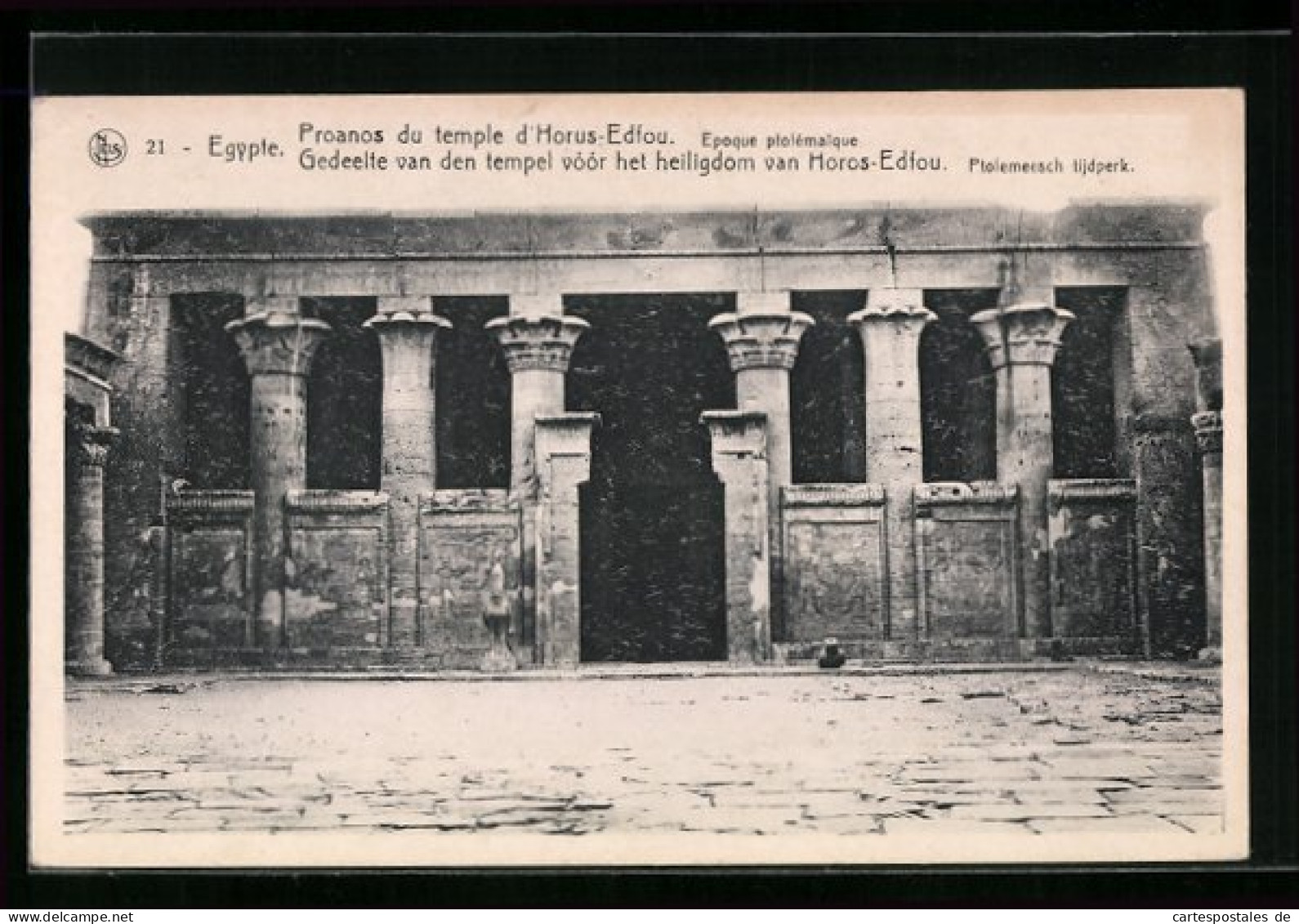 CPA Edfou, Proanos du temple d`Horus-Edfou