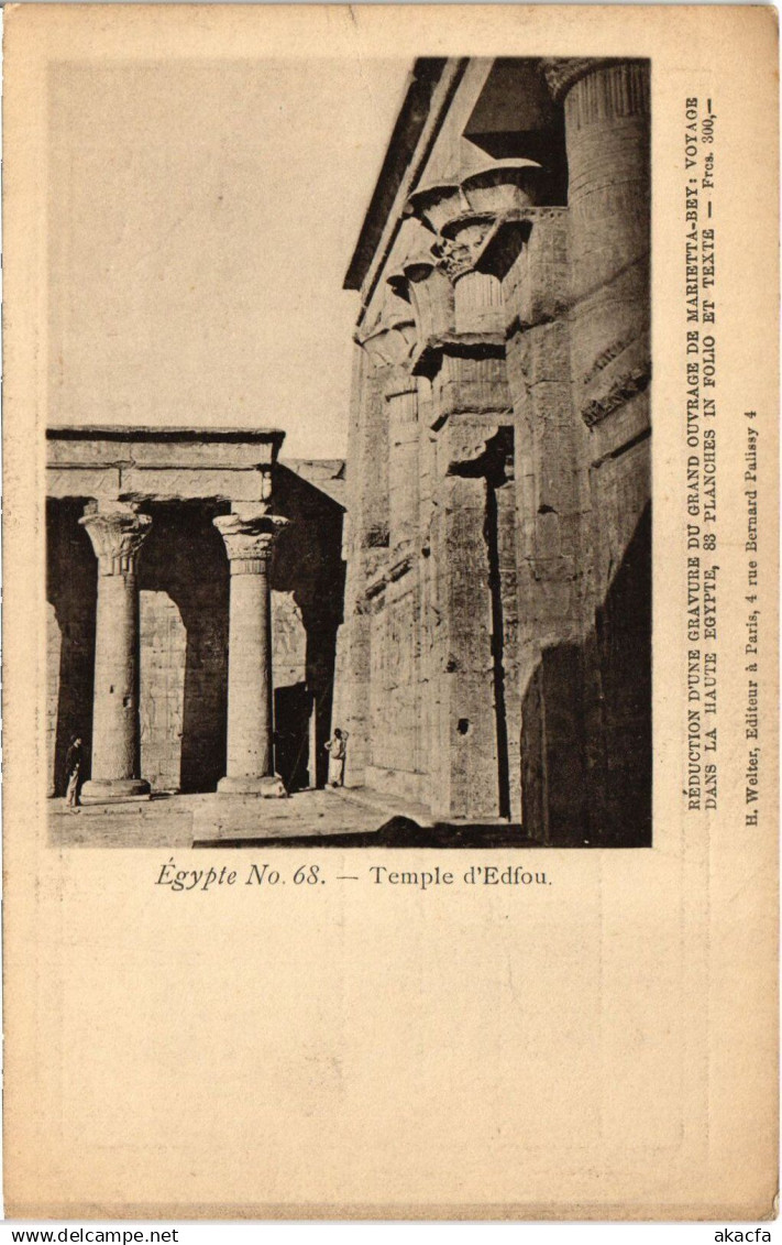 CPA EDFU Temple d'Edfou EGYPT (1325952)