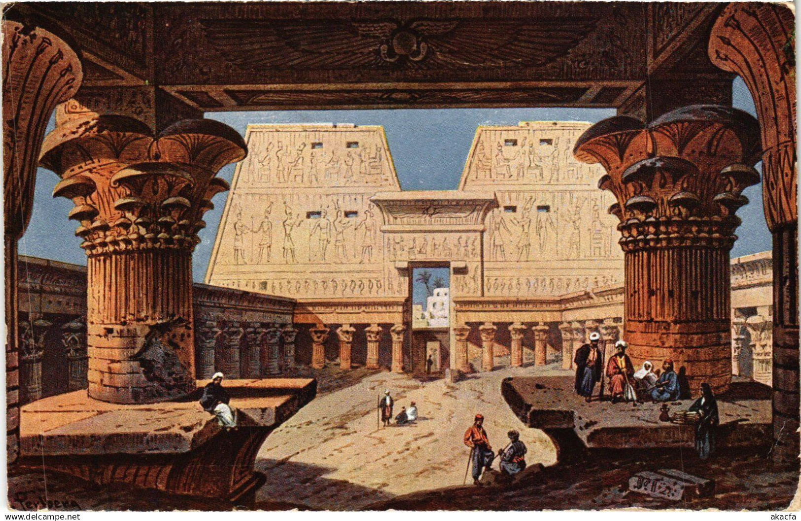 CPA EDFU Temple Edfou EGYPT (1324336)