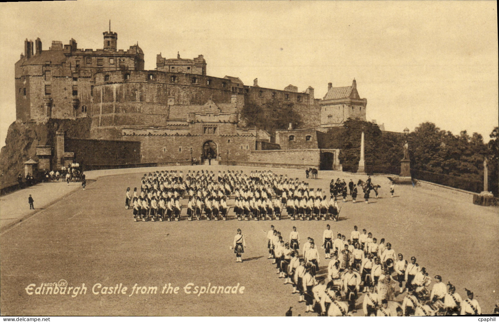 CPA Edinburgh Castle From The Esplanade