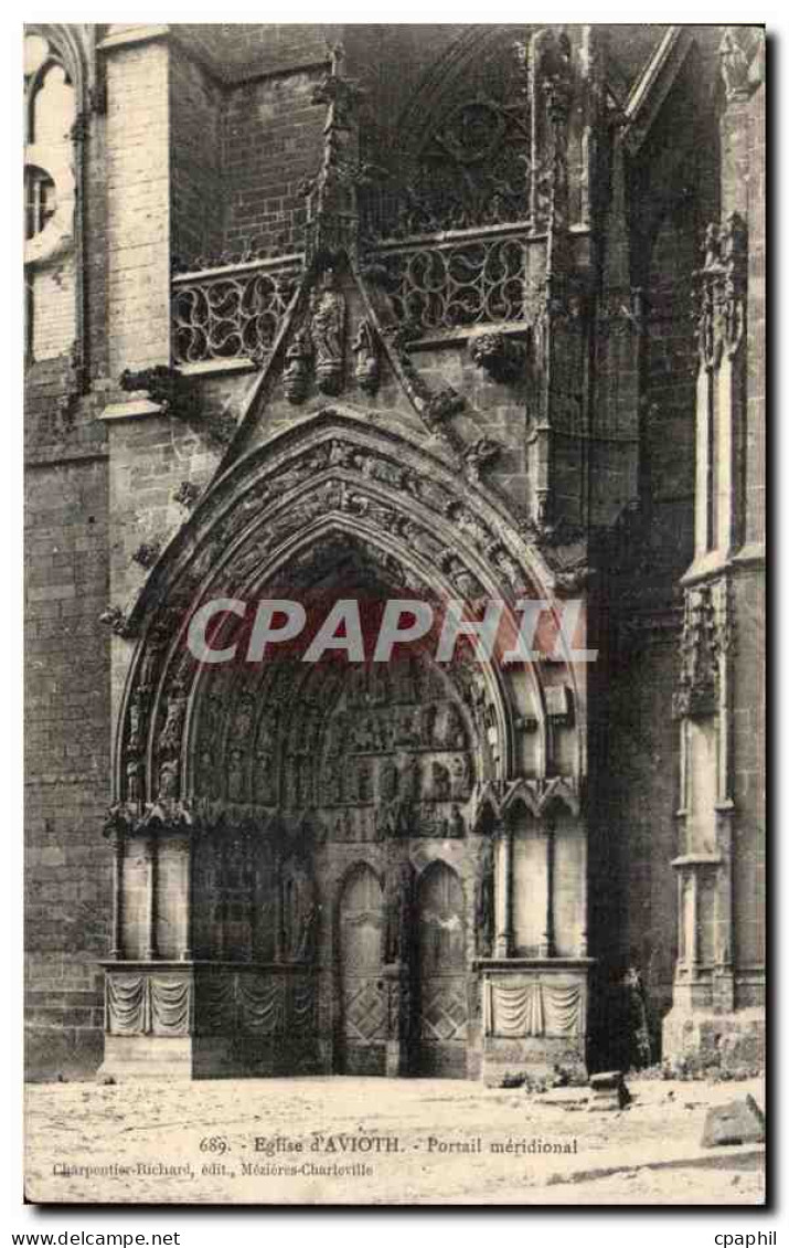 CPA Eglise d avioth Portail meridional