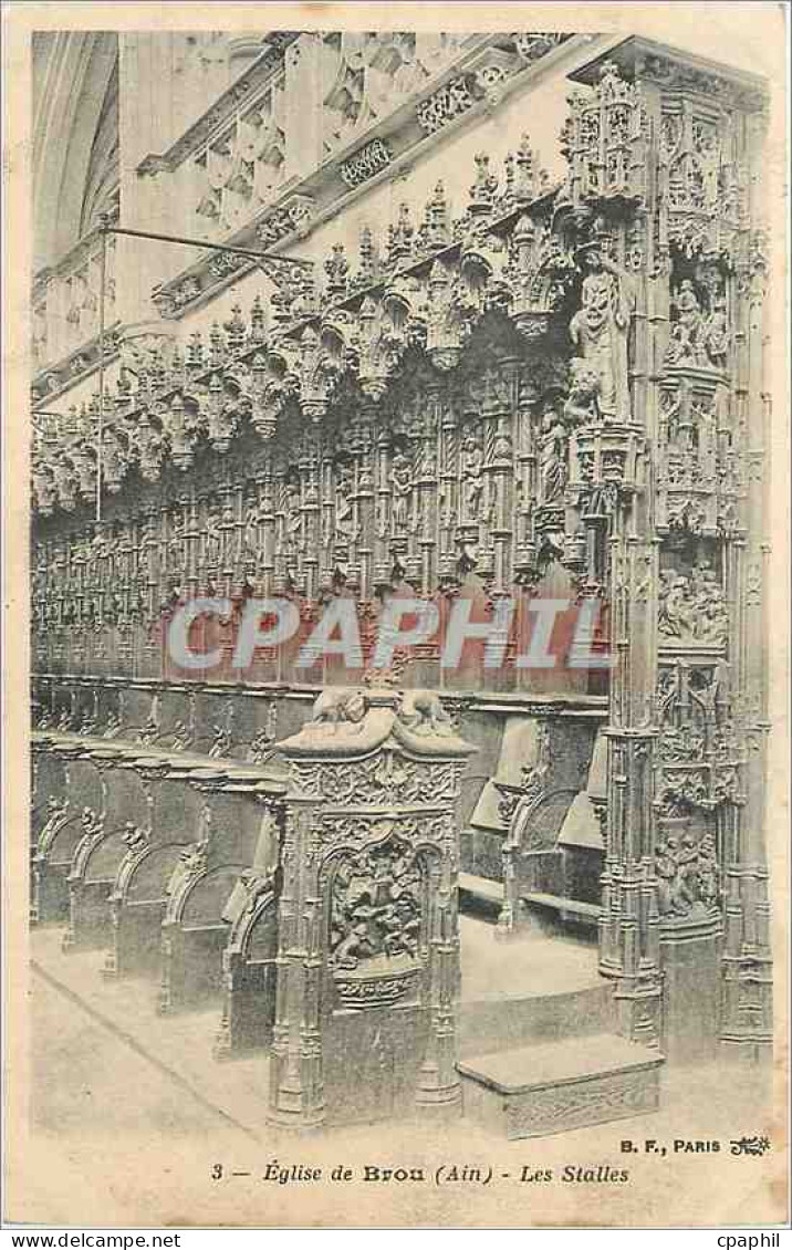 CPA Eglise de Brou Ain Les Stalles