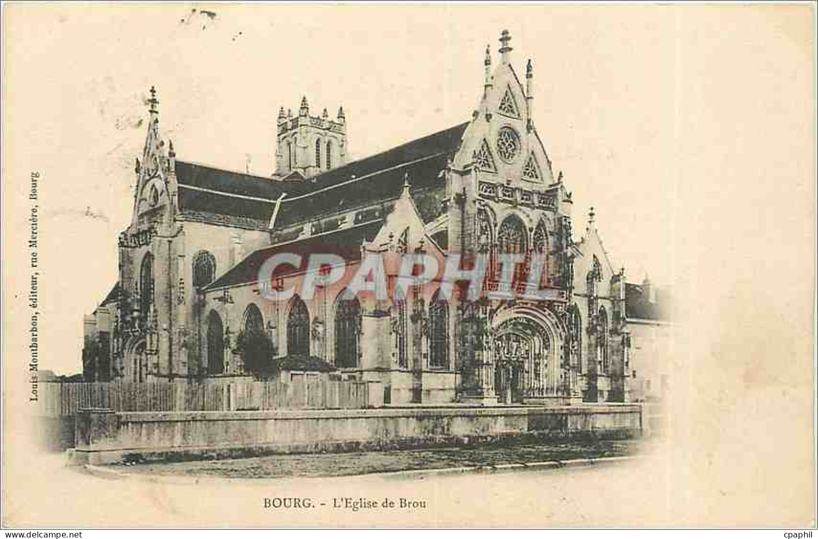CPA Eglise de Brou-BOURG