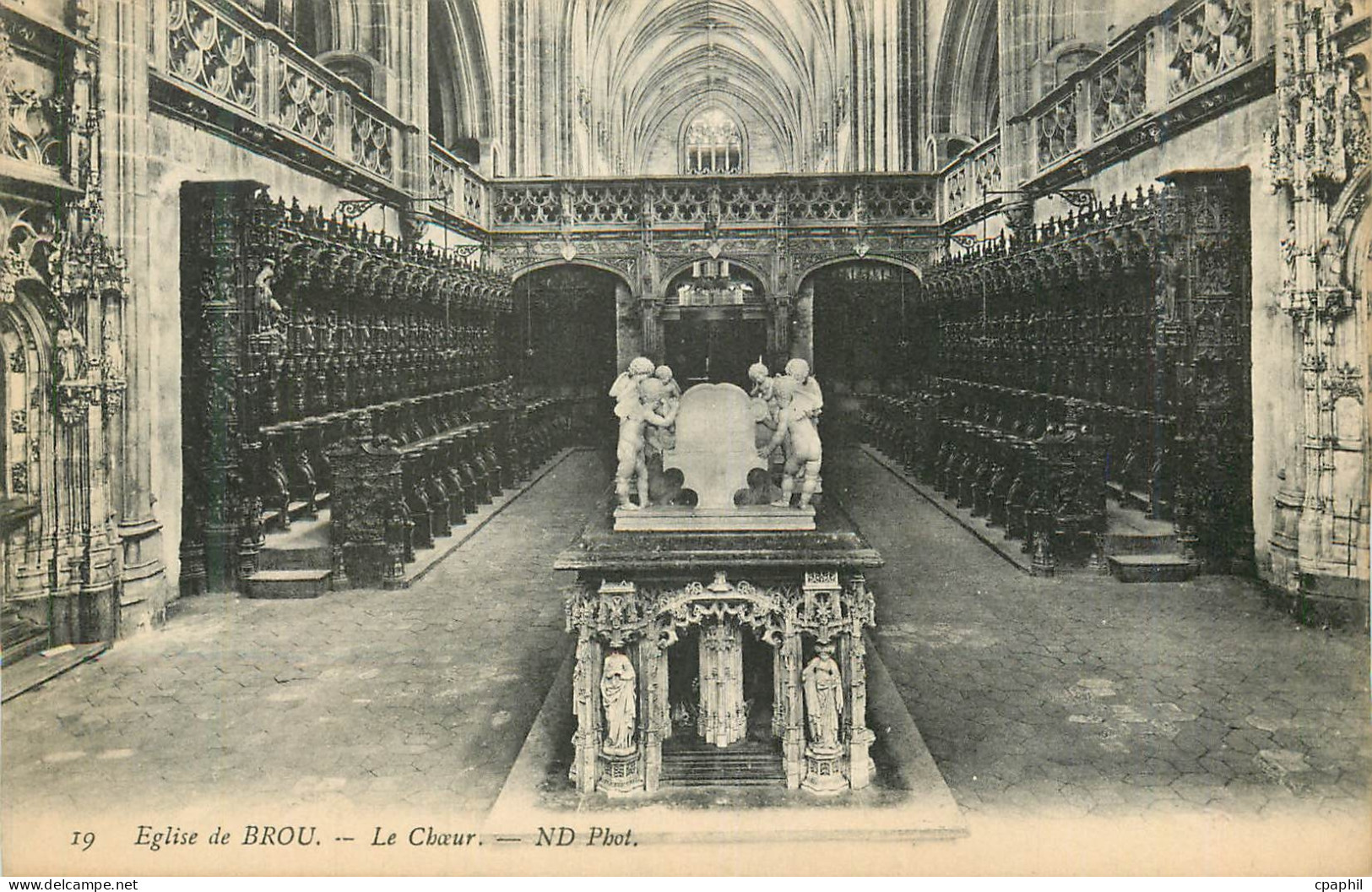 CPA Eglise de Brou Le Choeur