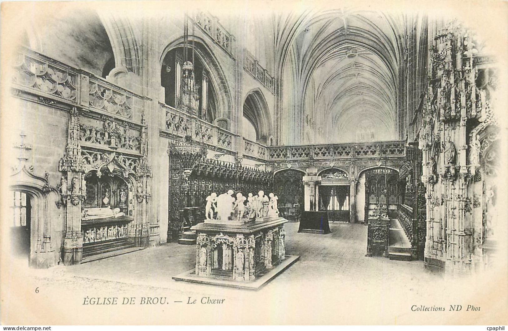 CPA Eglise de Brou Le Choeur