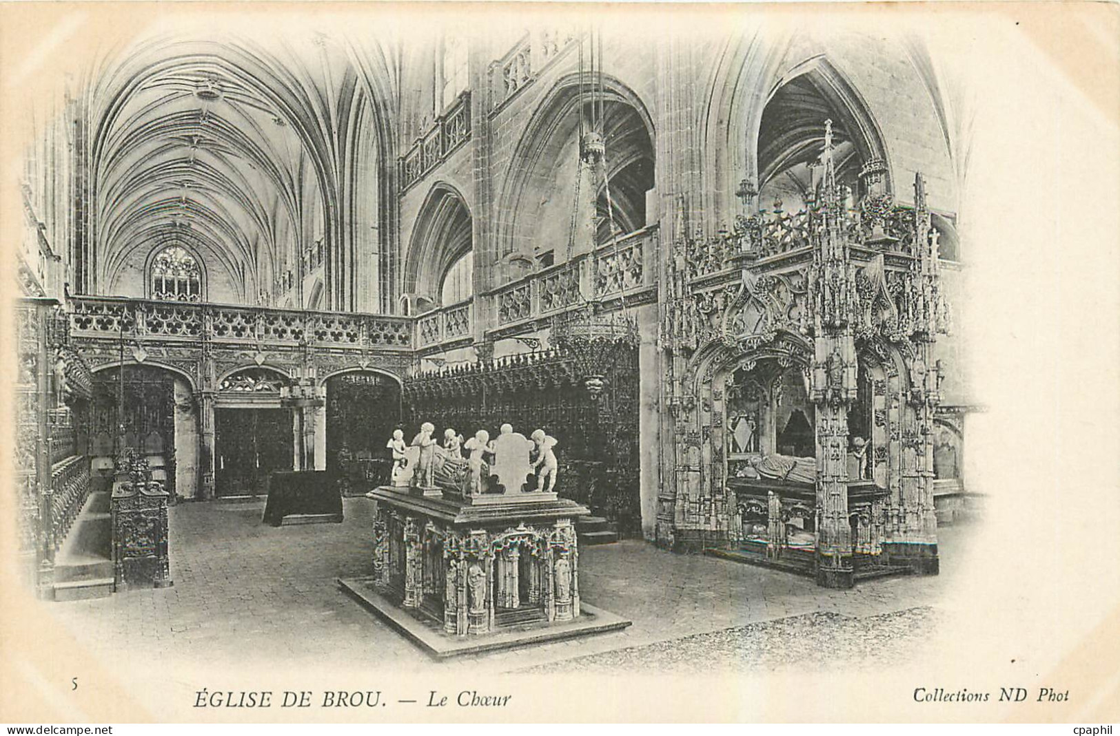 CPA Eglise de Brou Le Choeur