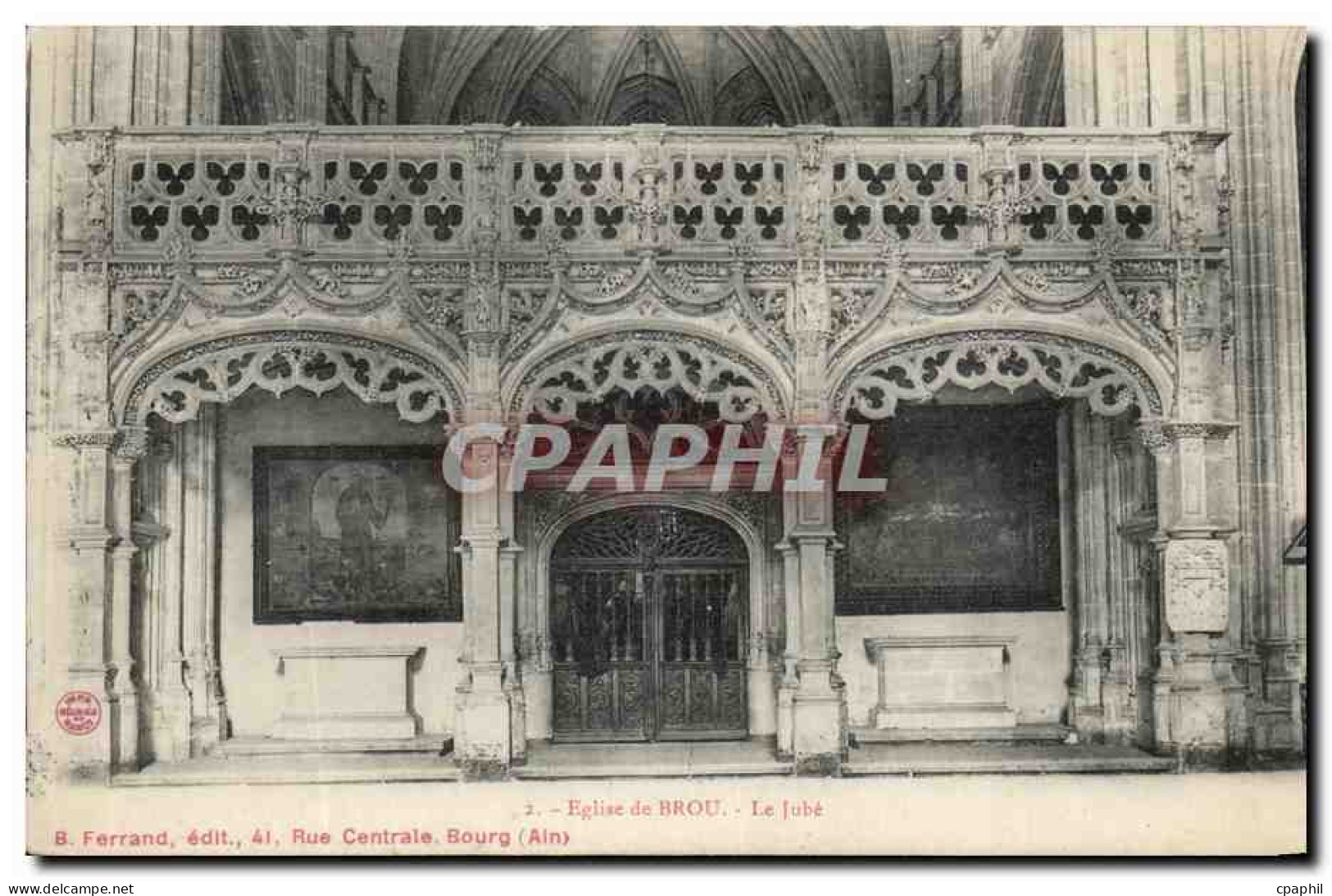 CPA Eglise De Brou Le jube