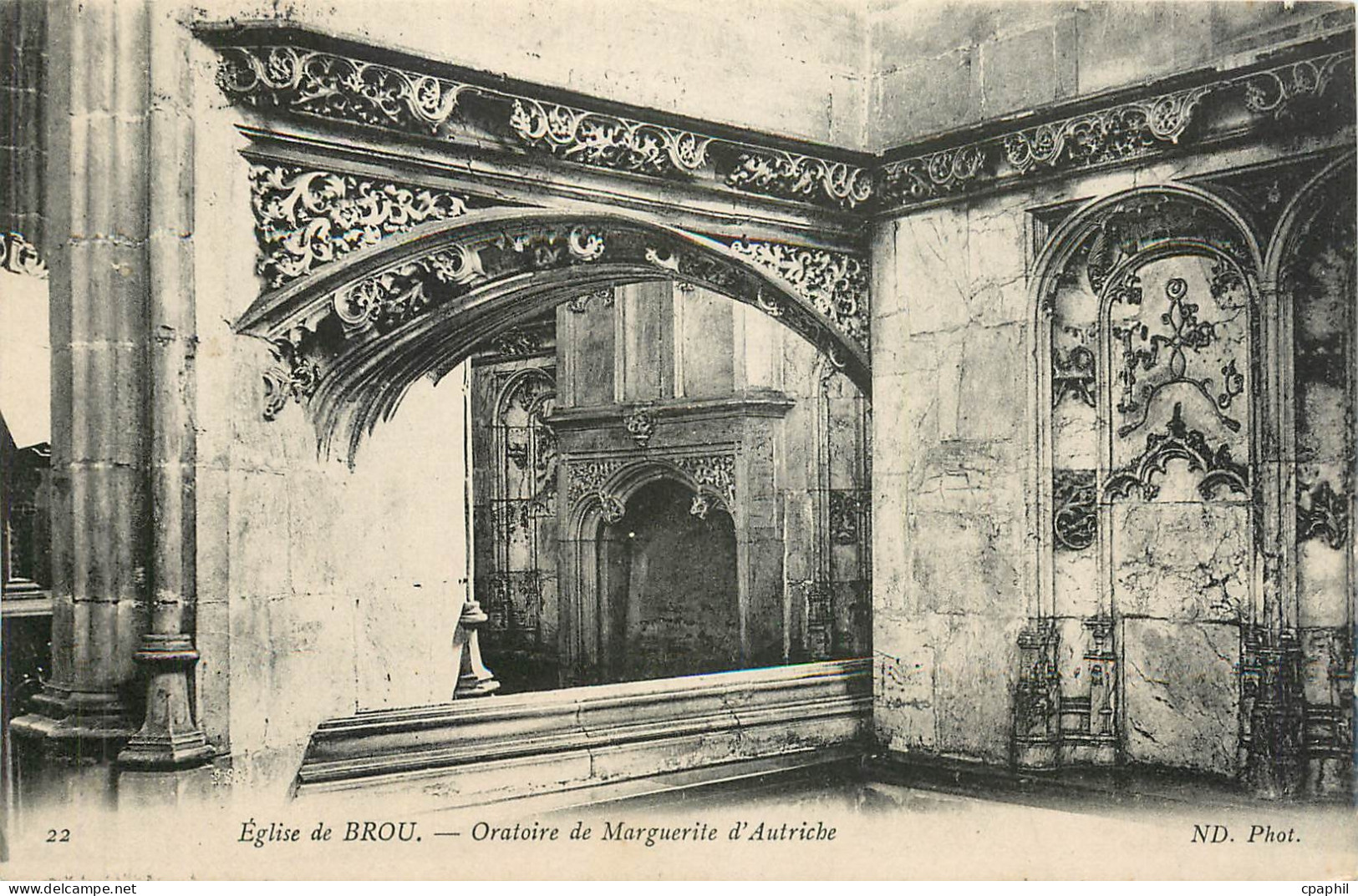 CPA Eglise de BROU-Oratoire de Marguerite d'Autriche