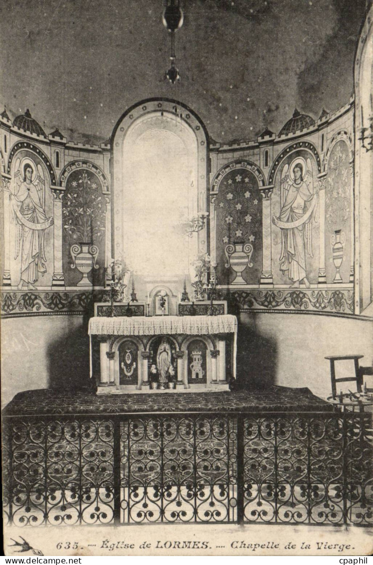 CPA Eglise de Lormes Chapelle de la vierge