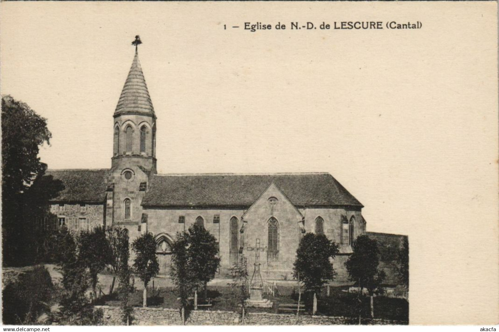 CPA Eglise de N.D. De Lescure FRANCE (1090677)
