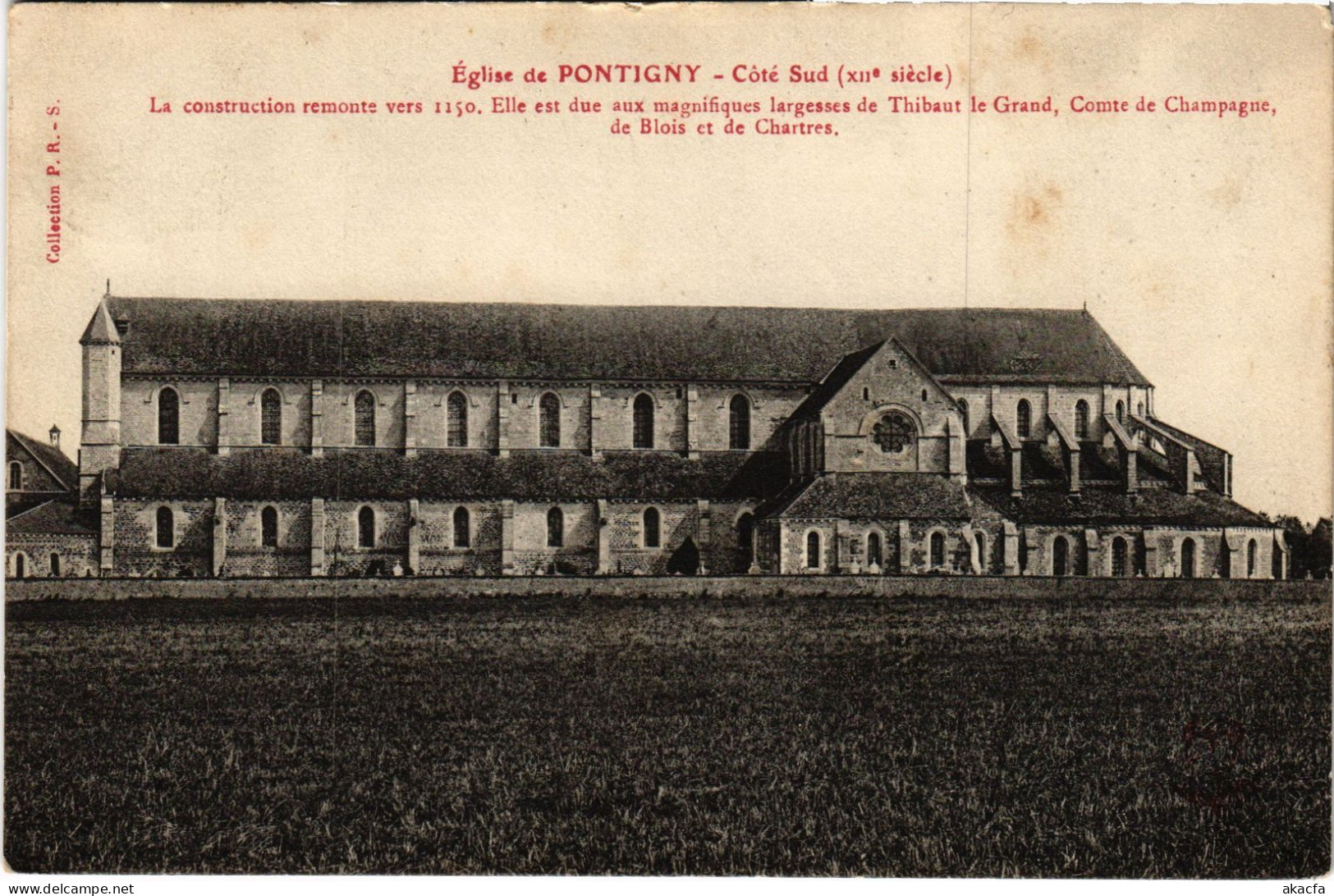 CPA Eglise de Pontigny Cote Sud FRANCE (1451447)