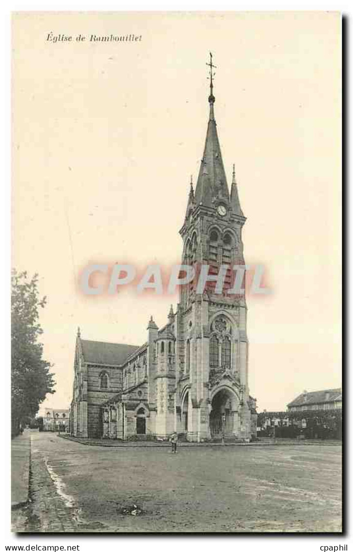 CPA Eglise de Rambouillet