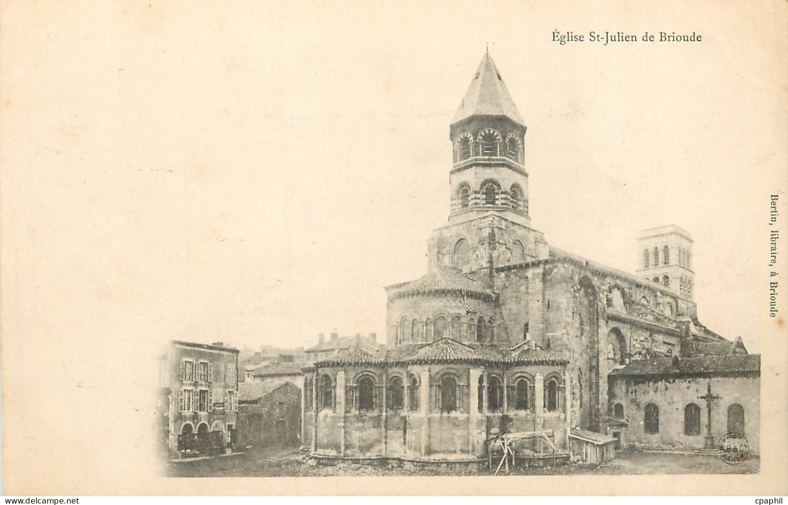 CPA Eglise St Julien de Brioude (carte 1900)