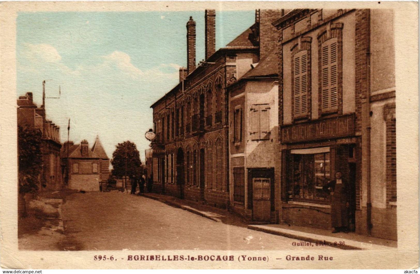 CPA EGRISELLES-le-BOCAGE - Grande Rue (357830)