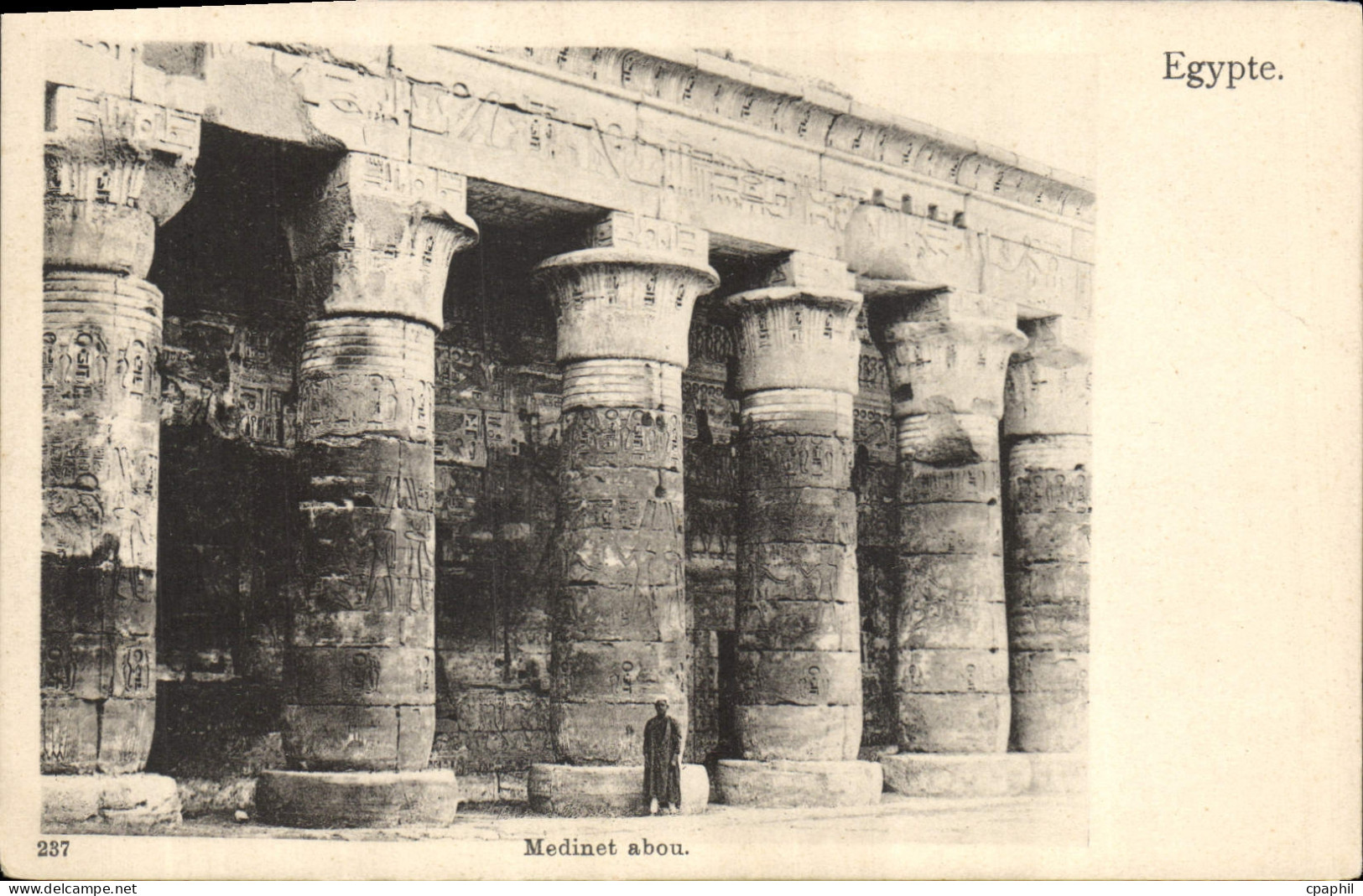 CPA Egypt Egypte Egypte Medinet abou