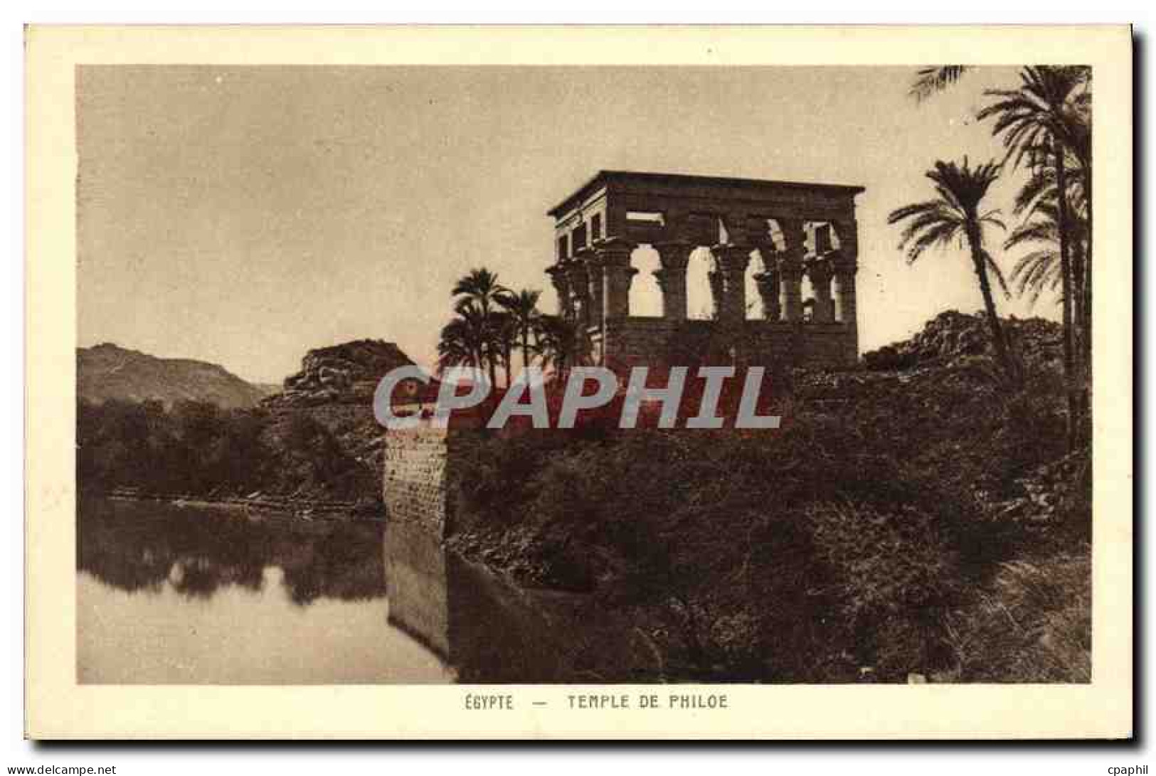 CPA Egypt Egypte Egypte Temple de Philae