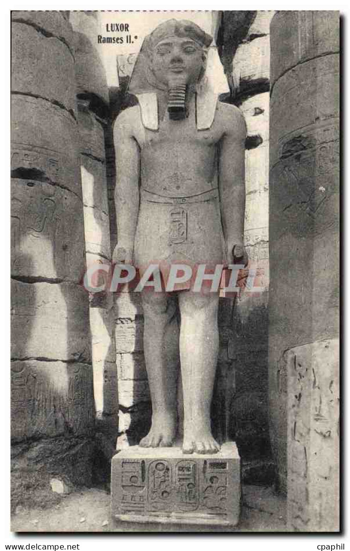 CPA Egypt Egypte Louxor Ramses II