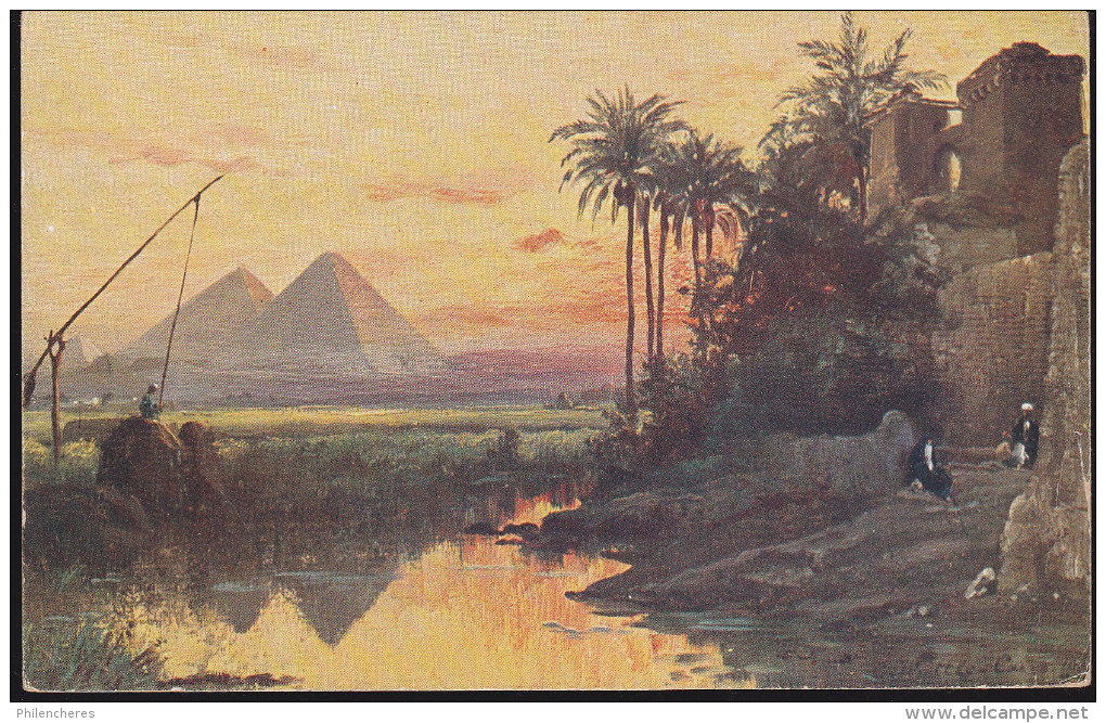 CPA - (Egypte) les pyramides de gizeh