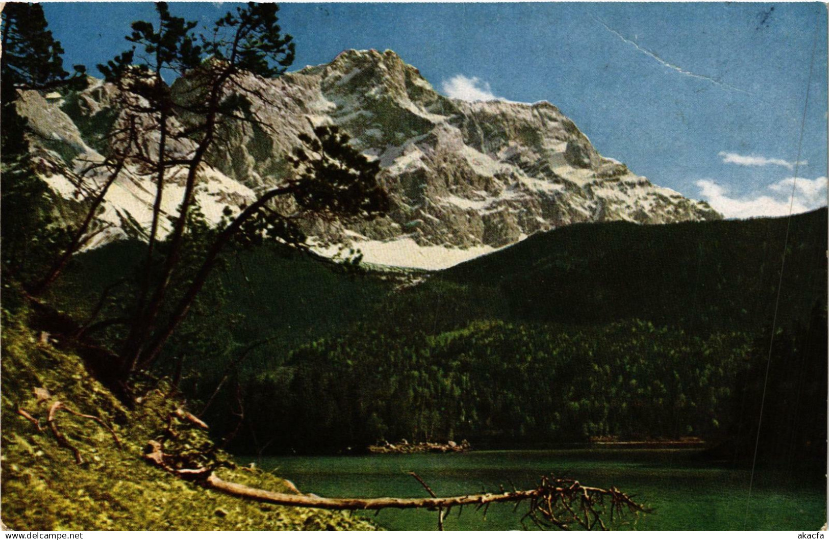 CPA Eibsee mit Zugspitze GERMANY (966819)