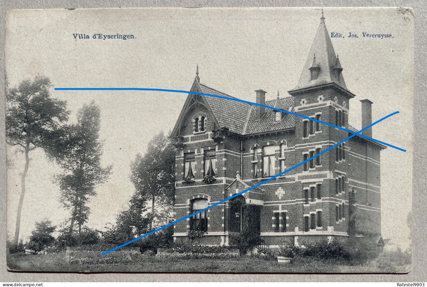 CPA EISERINGEN Villa Région Lennik Vlaams Brabant