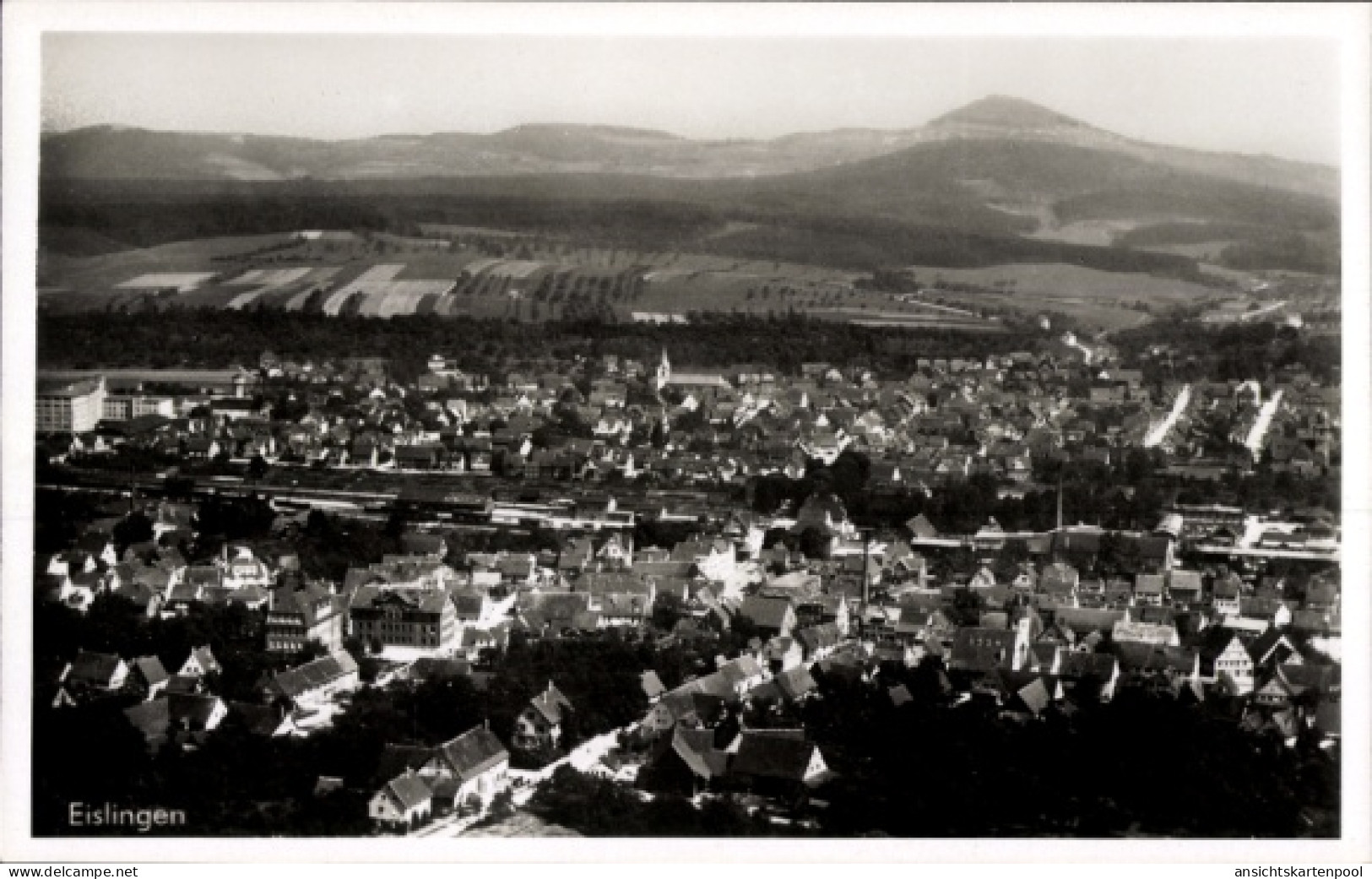 CPA Eislingen an der Fils Württemberg, Fliegeraufnahme