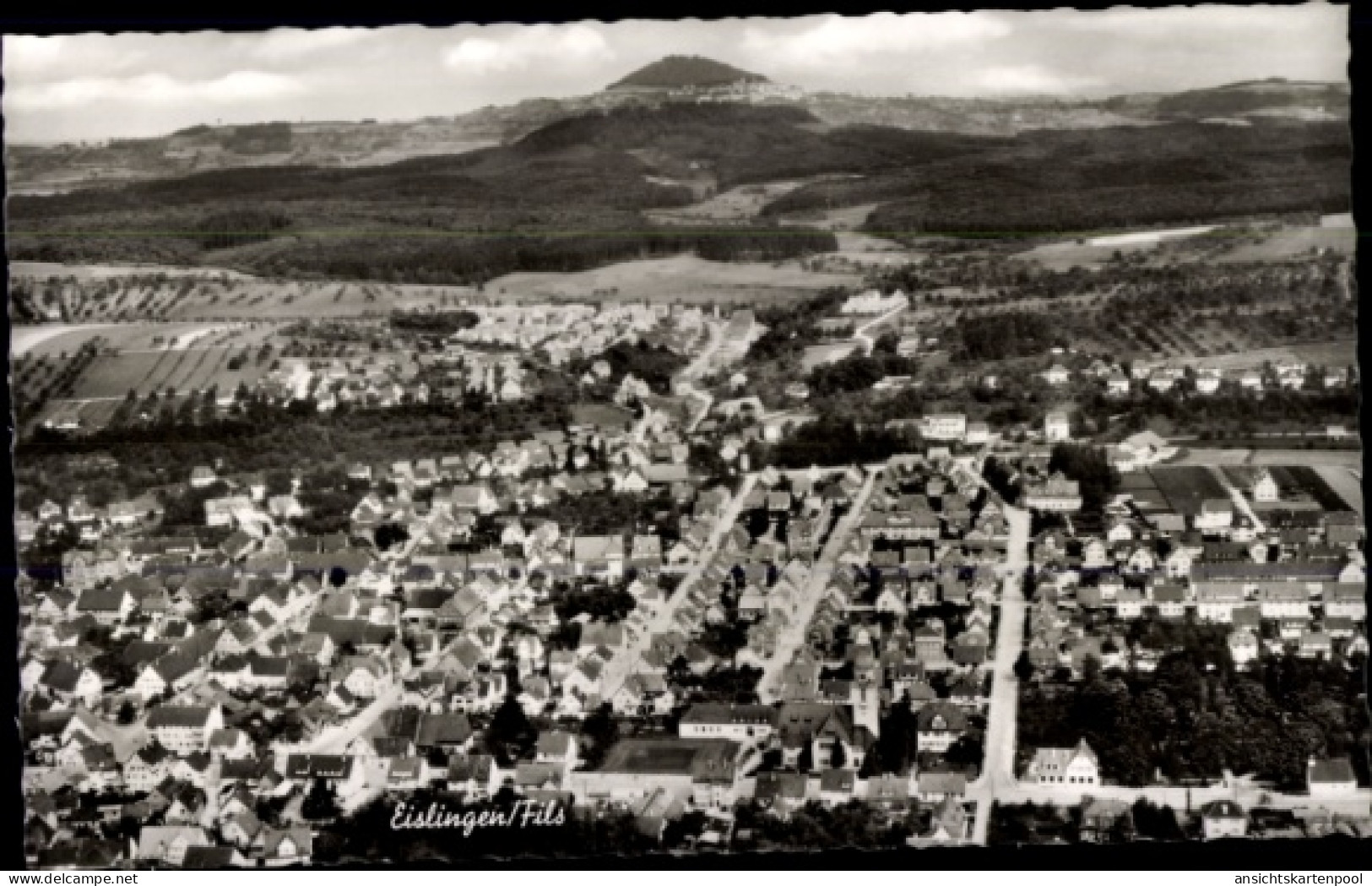 CPA Eislingen an der Fils Württemberg, Fliegeraufnahme