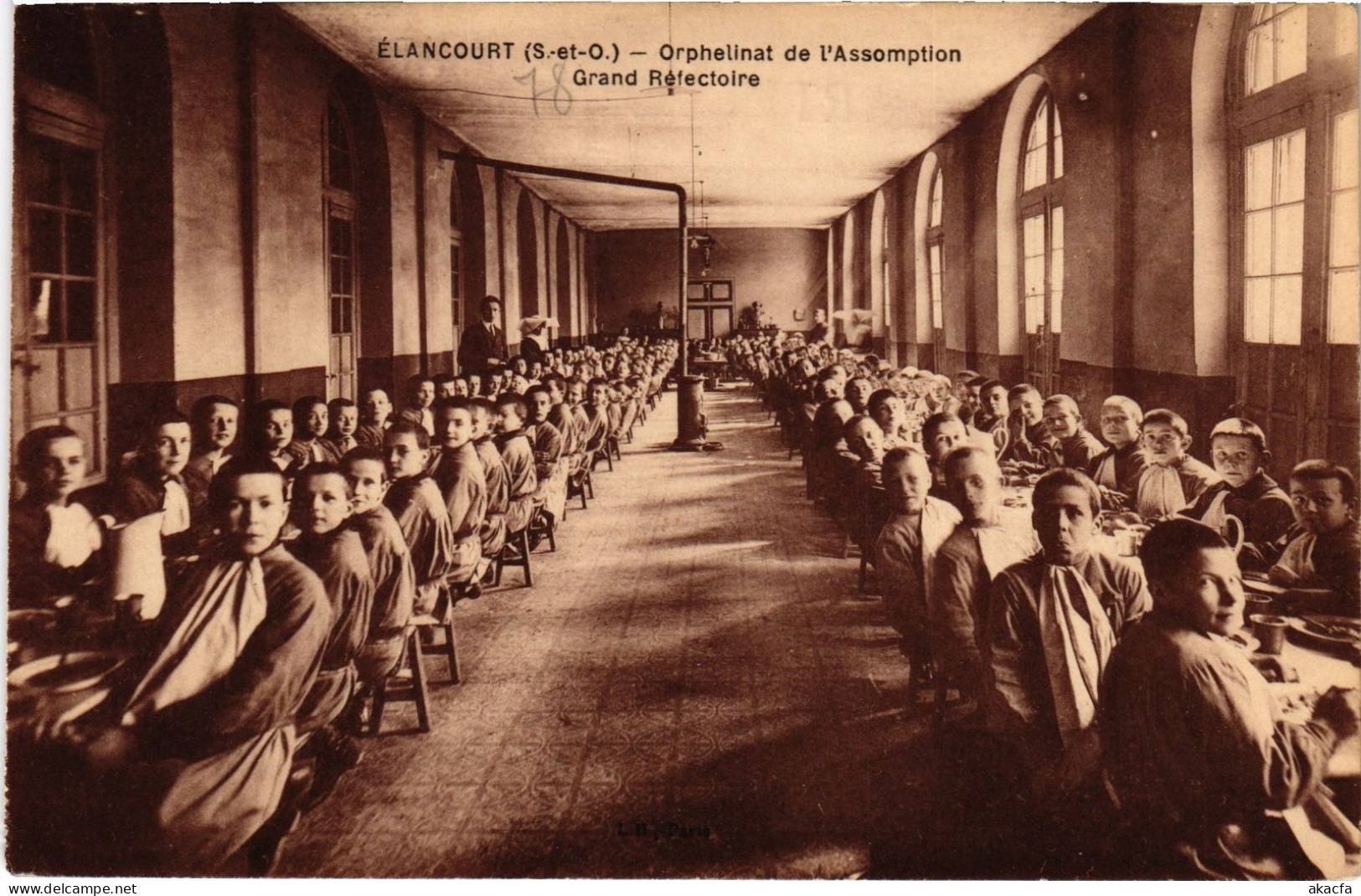 CPA Elancourt Grand Refectoire FRANCE (1378563)