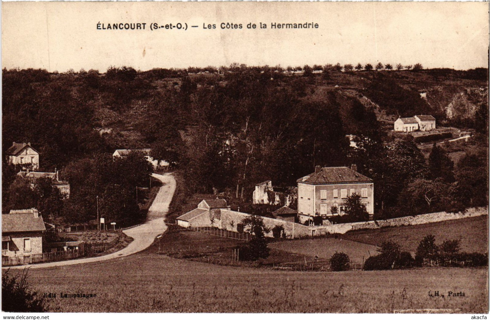 CPA ELANCOURT Les Cotes de la Hermandrie (1412016)