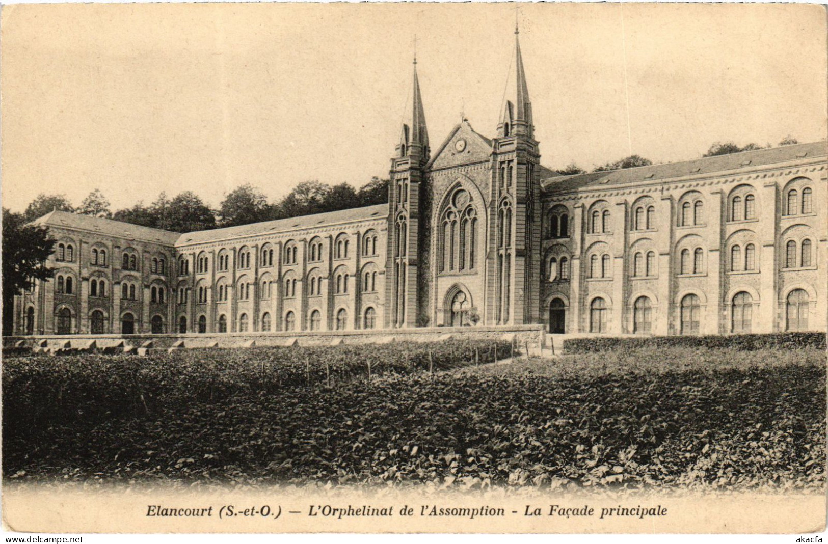 CPA ELANCOURT Orphelinat de l'assomption - Facade Principale (1412021)