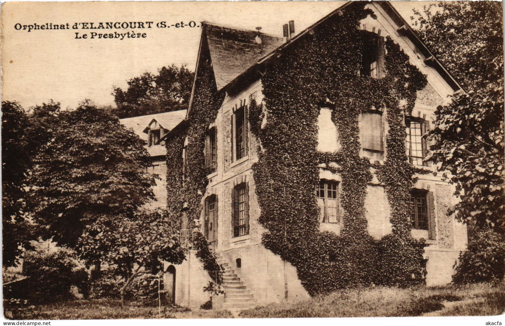 CPA ELANCOURT Orphelinat - Presbytere (1412010)