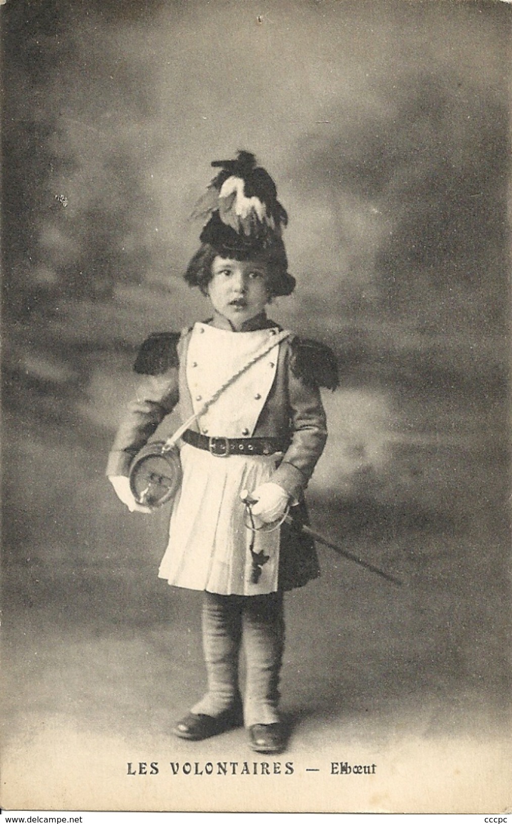 CPA Elbeuf Les volontaires - enfant costumé