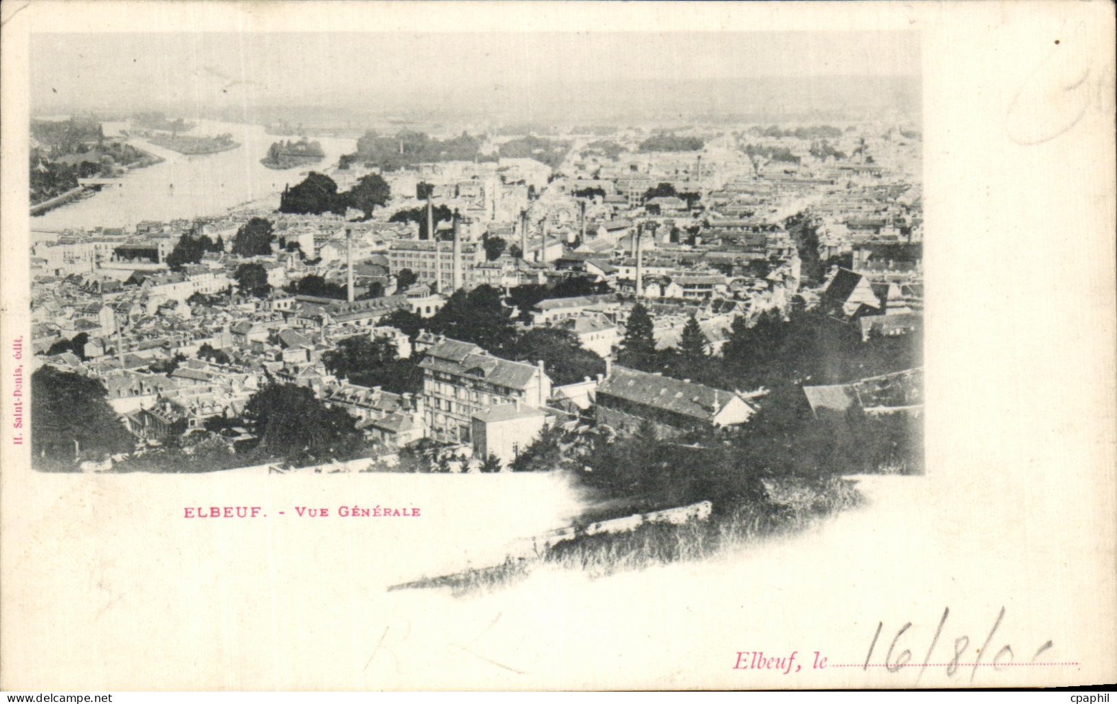 CPA Elbeuf Vue Generale
