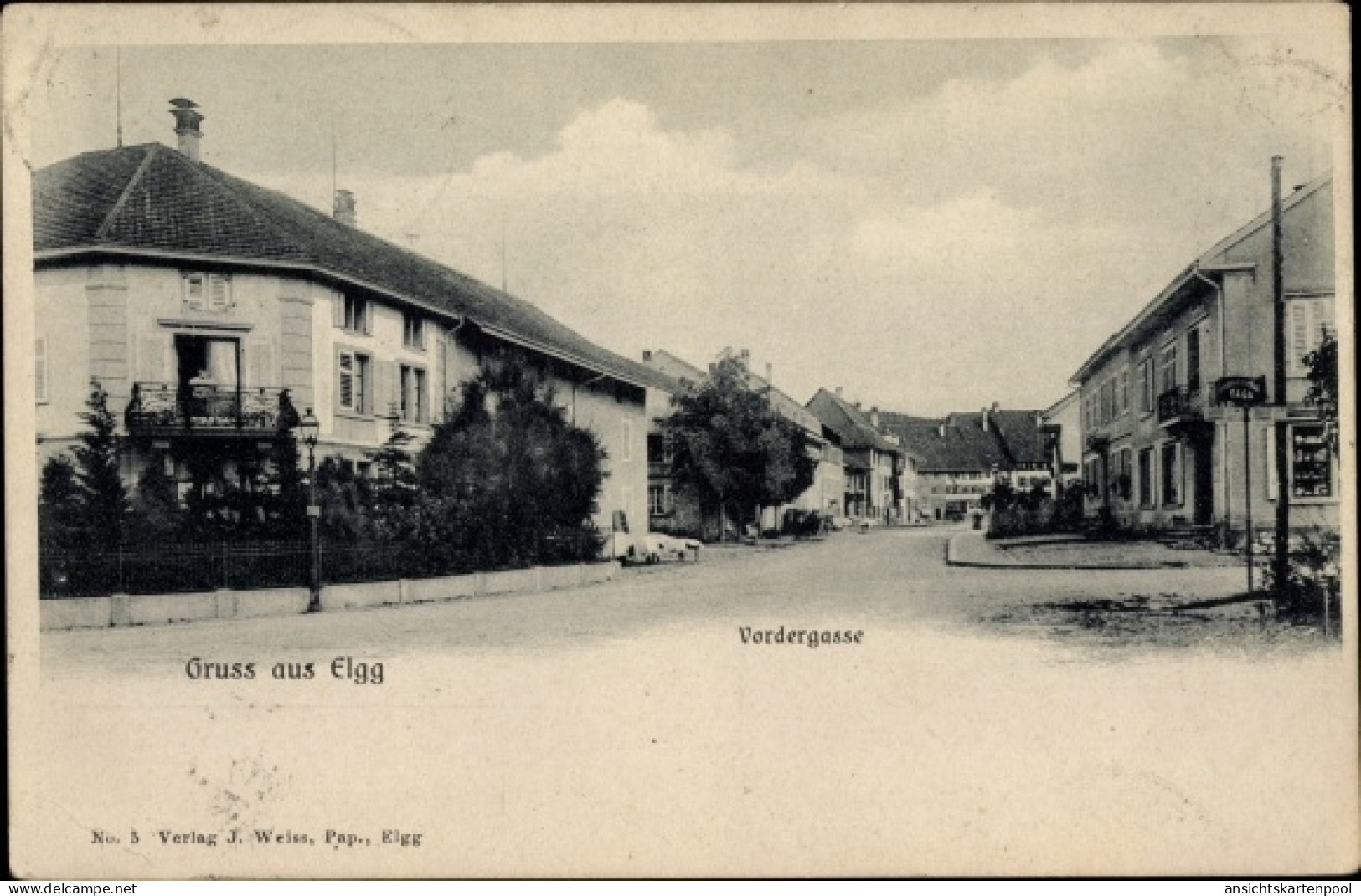 CPA Elgg Kanton Zürich, Vordergasse