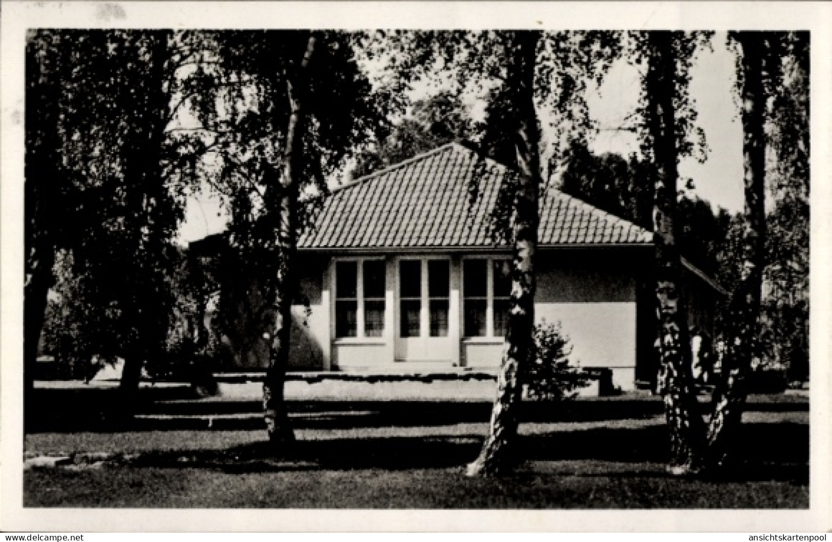 CPA Elstal Wustermark Brandenburg, Olympisches Dorf, Wohnhaus an der oberen Dorfaue