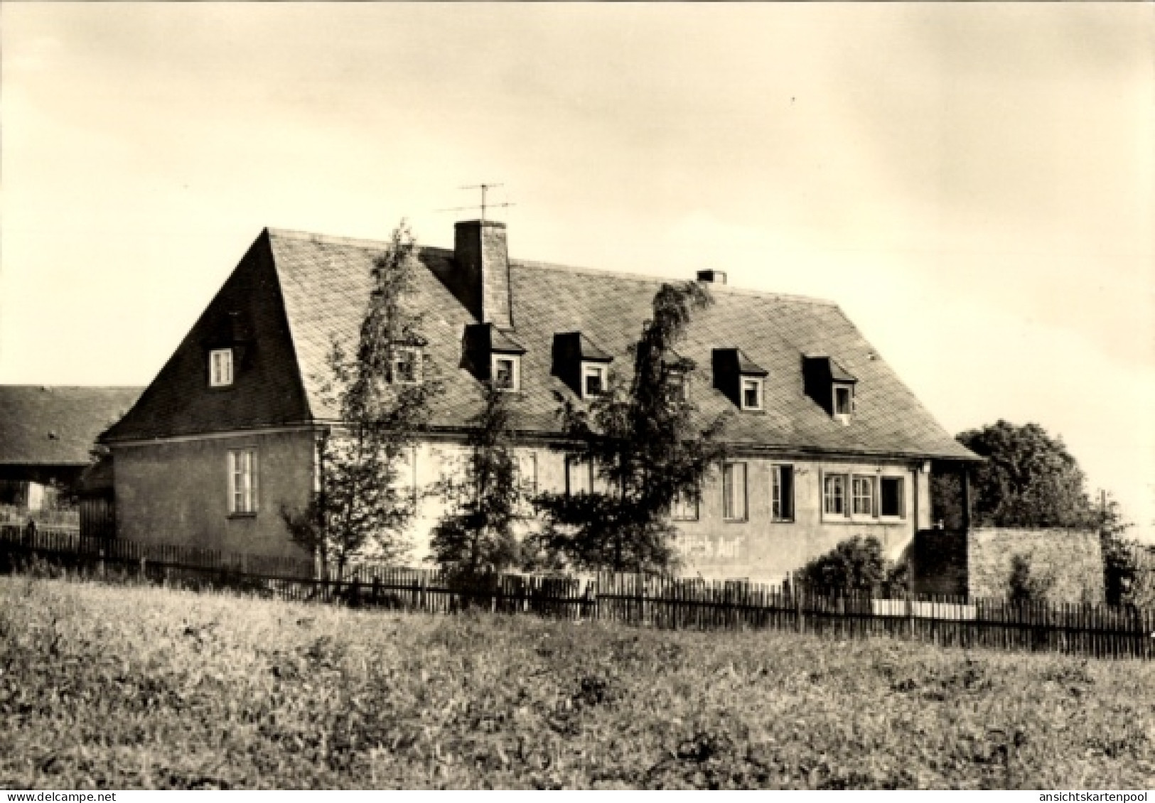 CPA Elterlein im Erzgebirge, Jugendherberge "Glück Auf", Elterlein (Erzgeb.)