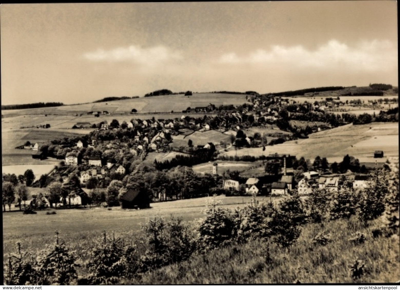 CPA Elterlein im Erzgebirge, Panorama