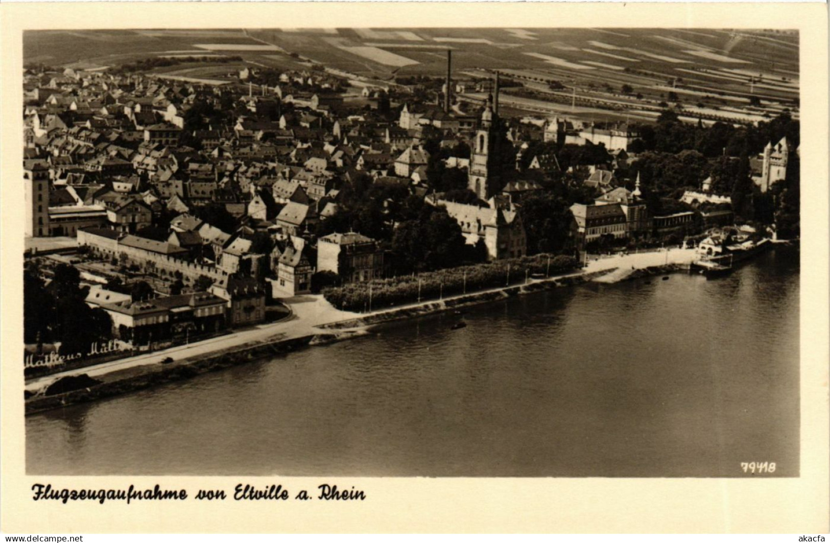 CPA Eltville am Rhein - Flugzeugaufnahme von Eltville GERMANY (859634)