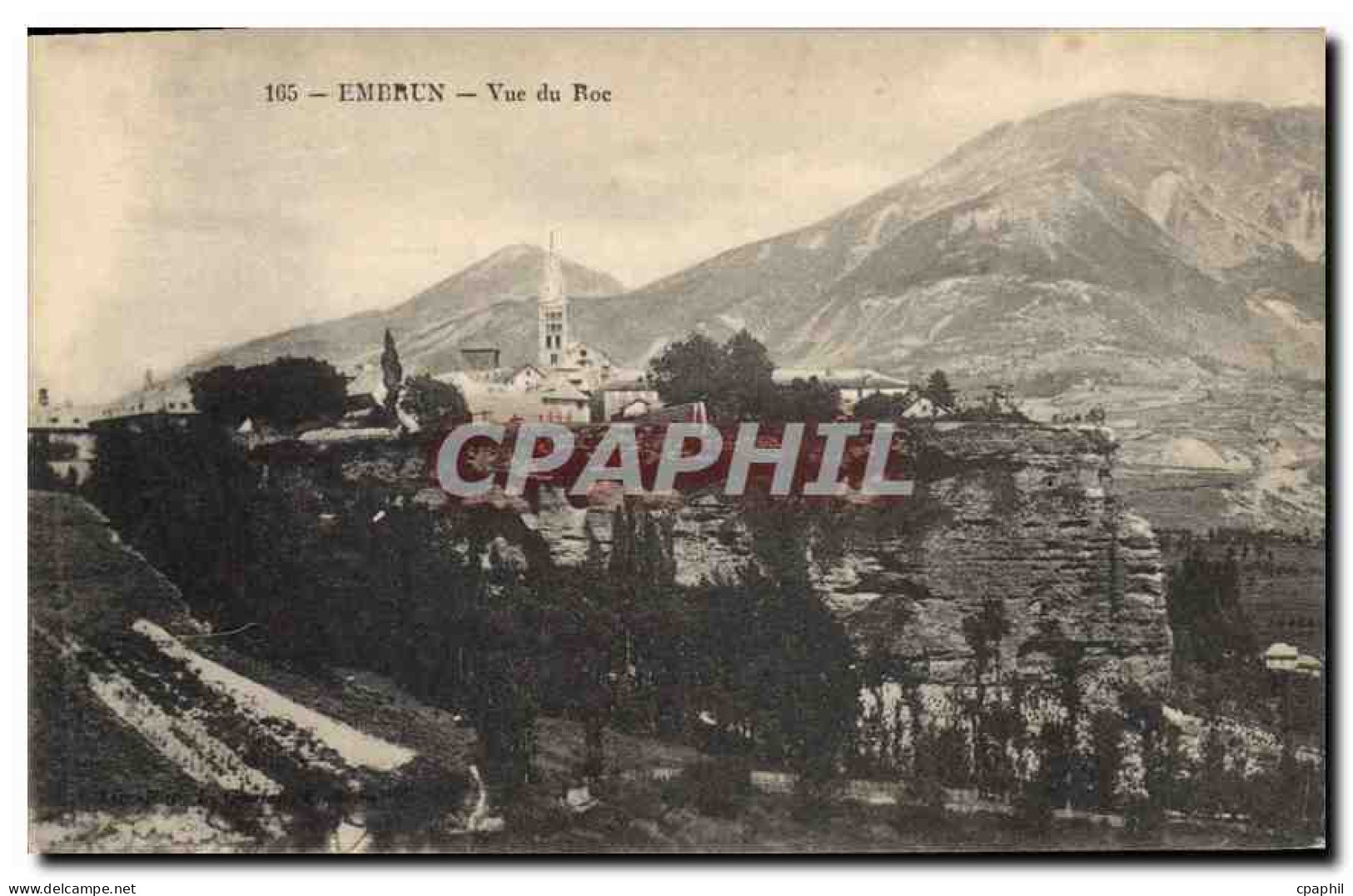 CPA Embrun Vue du Roc