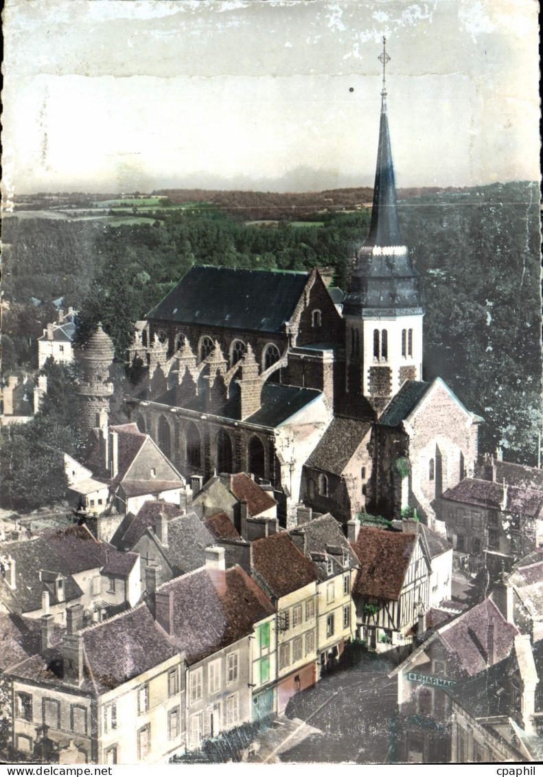 CPA En Avion au dessus de Toucy Yonne l'Eglise