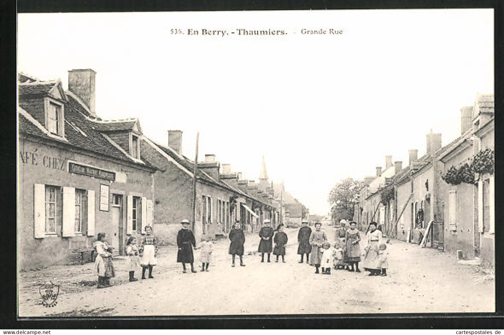 CPA En Berry /Thaumiers, Grande Rue