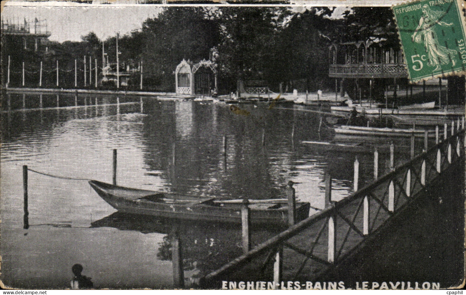CPA Enghien les Bains le pavillon