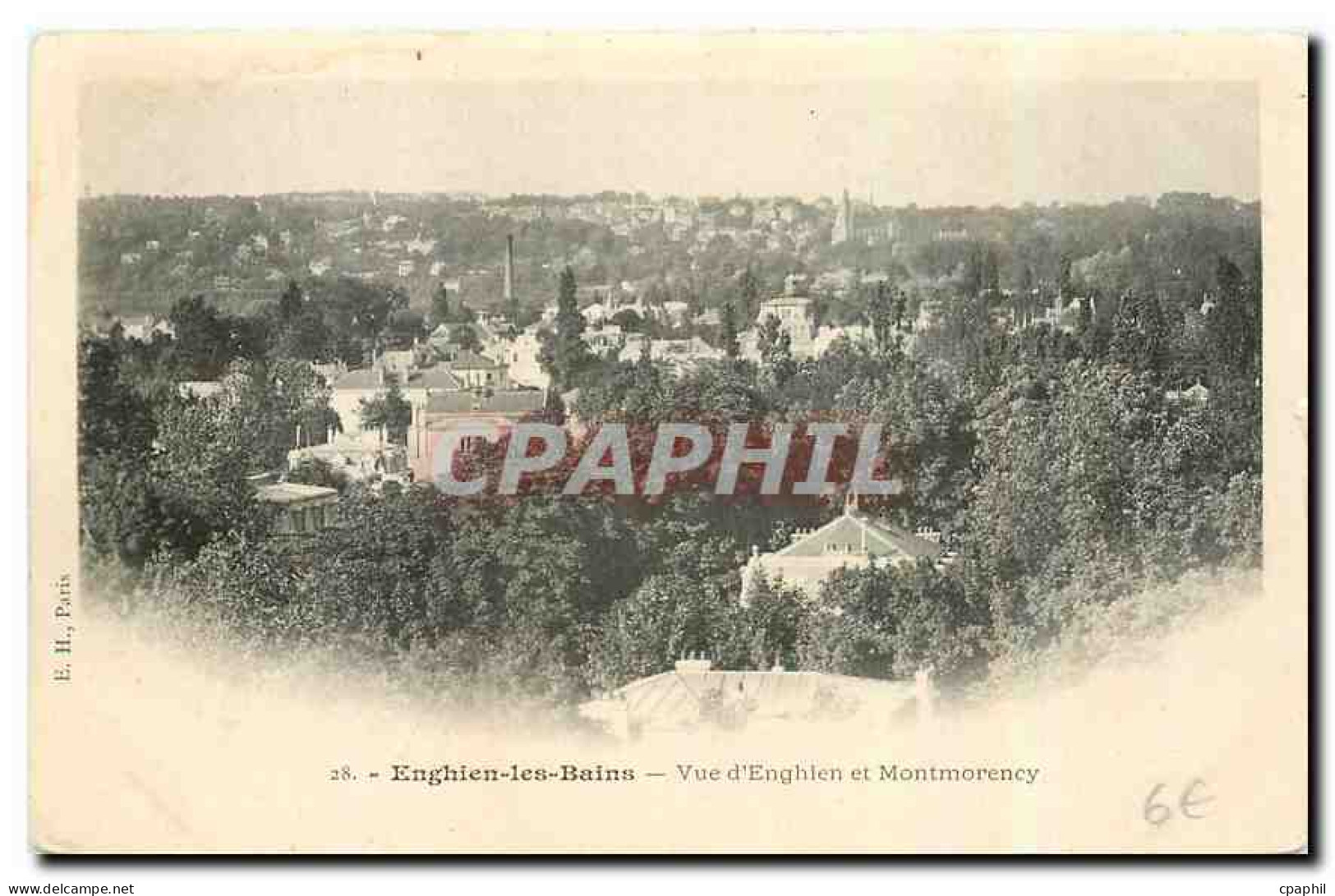 CPA Enghien les Bains Vue d'Enghien et Montmorency