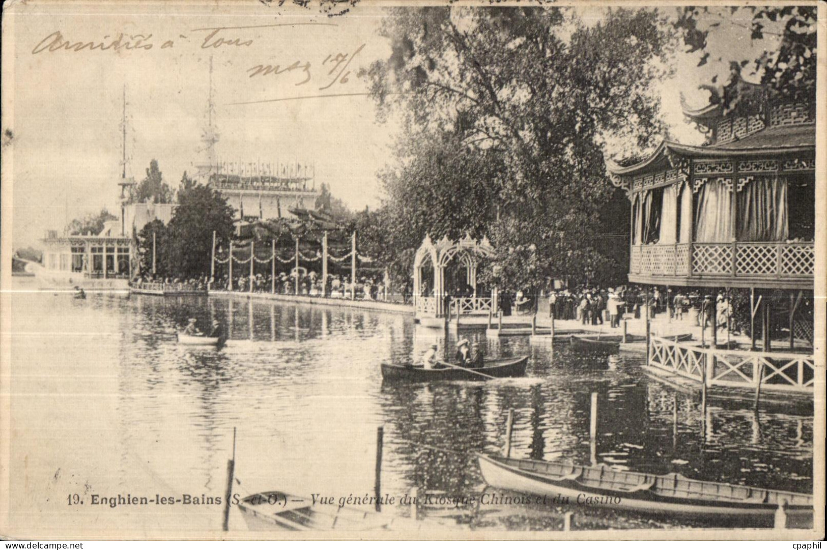 CPA Enghien les Bains Vue generale