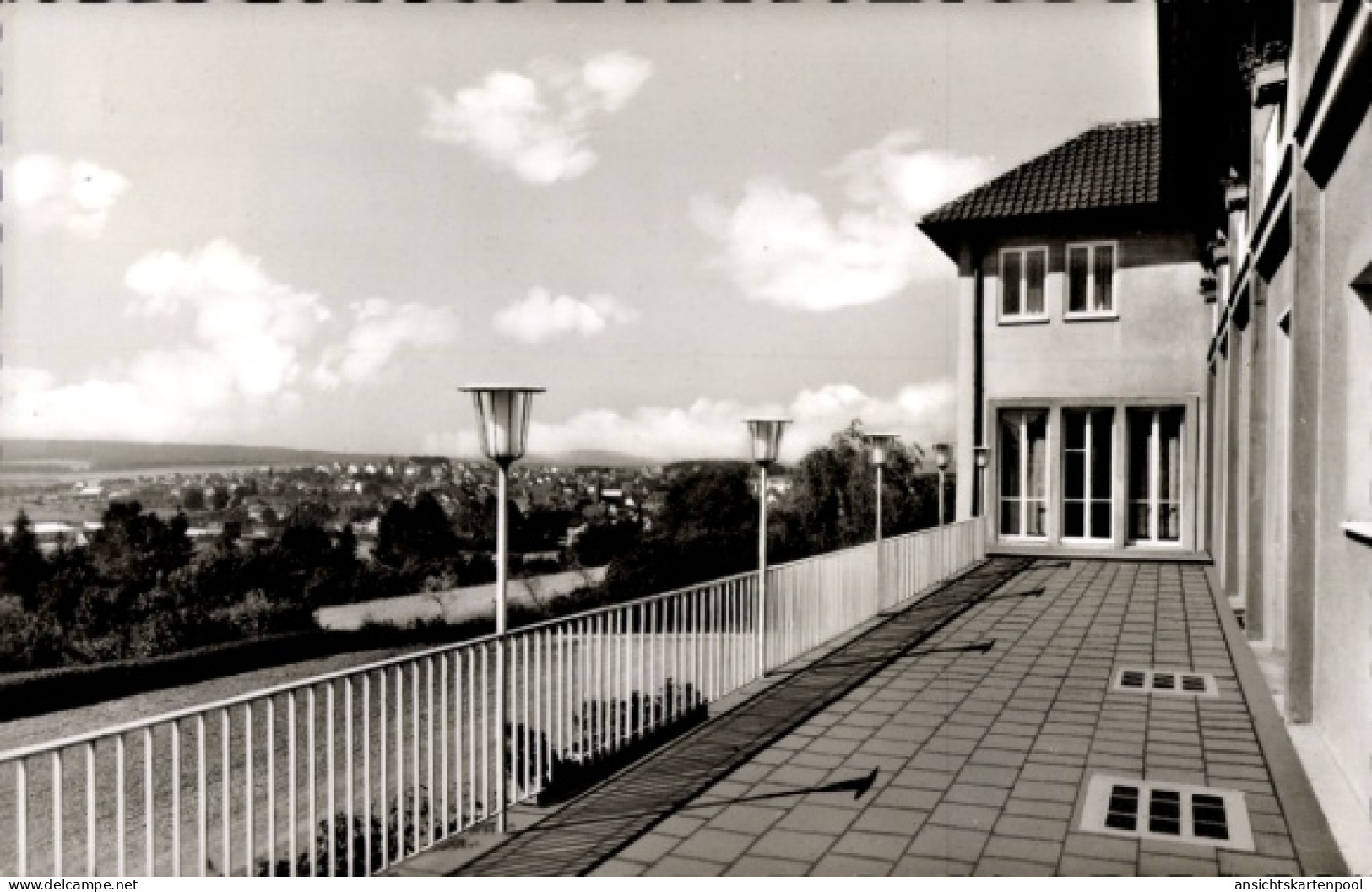 CPA Enkenbach Alsenborn in der Pfalz, Haus Mühlberg, Terrasse