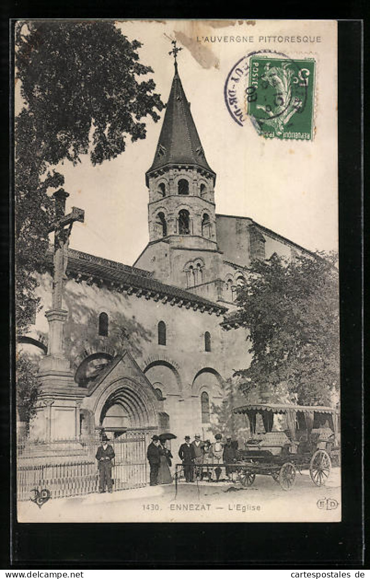 CPA Ennezat, L`Eglise